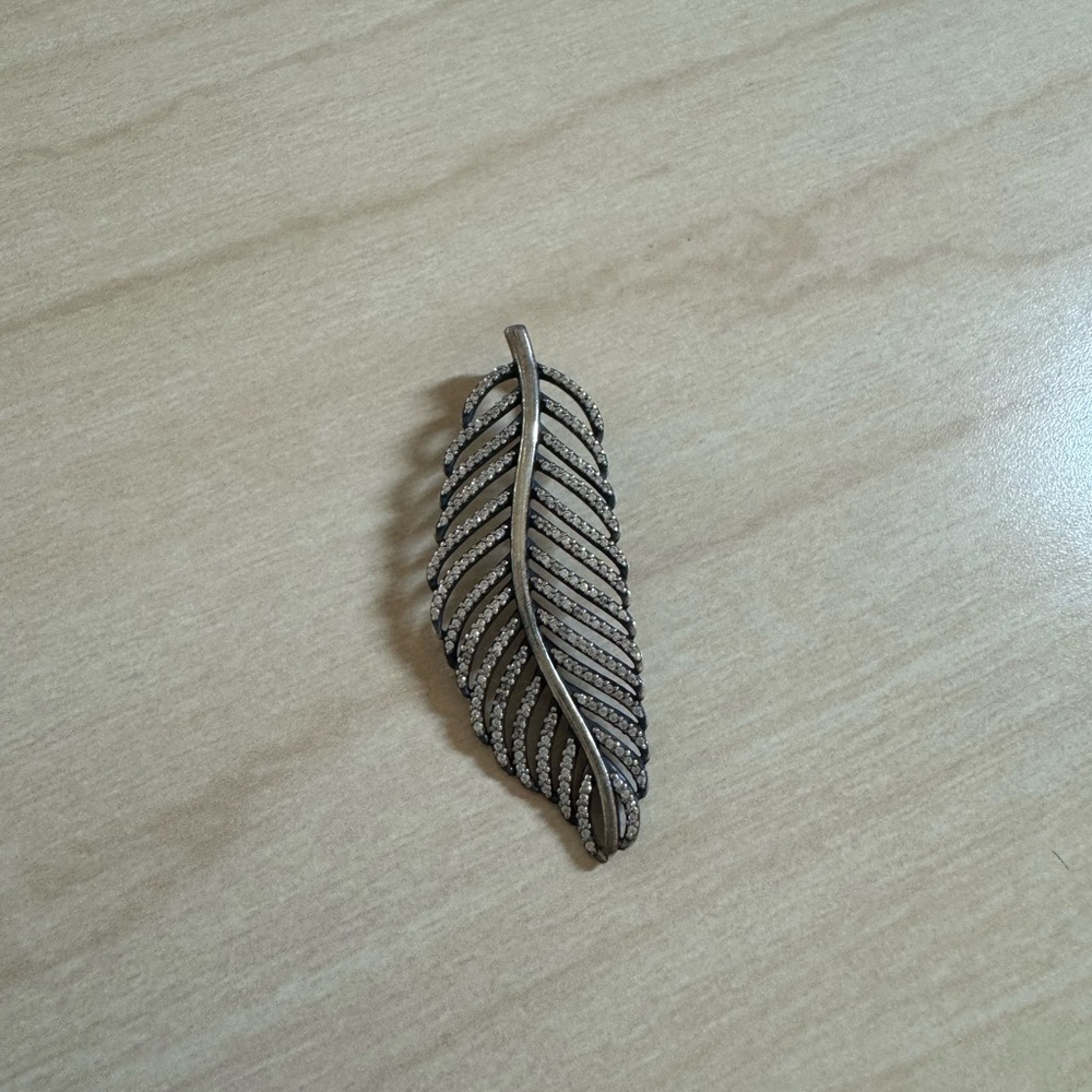 Silver Feather Pandora Pendant
